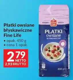 Makro Płatki owsiane błyskawiczne Fine Life oferta