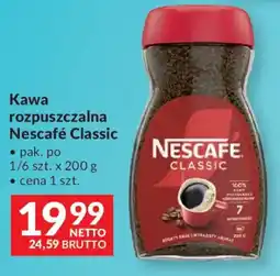 Makro Kawa rozpuszczalna Nescafé Classic oferta