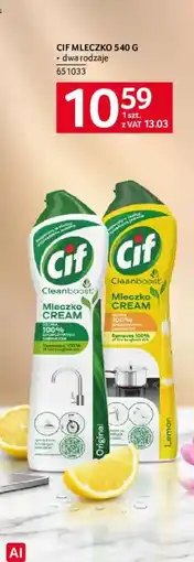 Selgros Cif Mleczko oferta