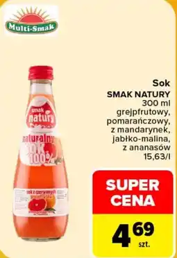 Carrefour Sok SMAK NATURY oferta
