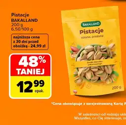 Carrefour Pistacje prażone Bakalland oferta
