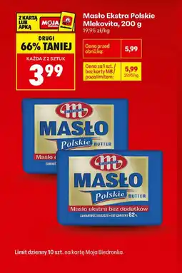 Biedronka Masło Mlekovita oferta