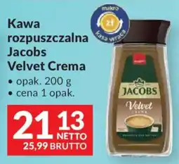 Makro Kawa rozpuszczalna Jacobs Velvet Crema oferta
