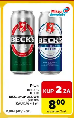 Carrefour Market Piwo bezalkoholowe Beck's oferta