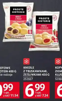 Selgros Knedle z truskawkami, ze śliwkami oferta