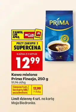 Biedronka Kawa mielona Prima oferta