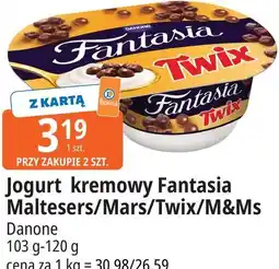 E.Leclerc Jogurt kremowy Fantasia Maltesers/Mars/Twix/M&Ms Danone oferta