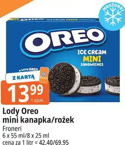 E.Leclerc Lody Oreo mini kanapka/rożek oferta