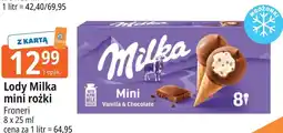 E.Leclerc Lody Milka mini rożki oferta