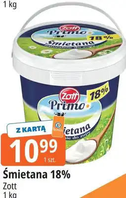 E.Leclerc Śmietana 18% Zott Primo oferta