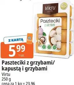 E.Leclerc Paszteciki z grzybami/ kapustą i grzybami Virtu oferta