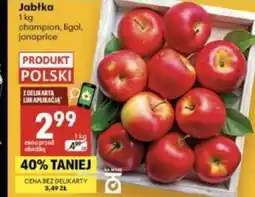 Delikatesy Centrum Jabłka Champion oferta
