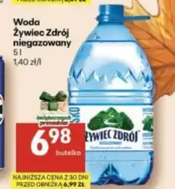 Delikatesy Centrum Woda Żywiec zdrój oferta