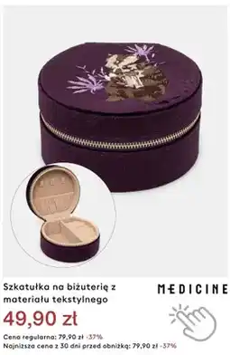 Medicine Szkatułka na biżuterię z materiału tekstylnego Medicine oferta