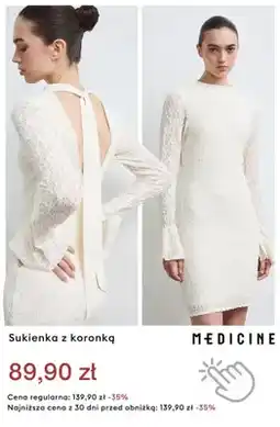 Medicine Sukienka z koronką Medicine oferta