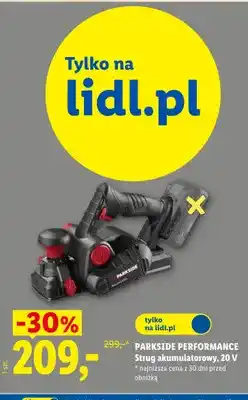Lidl Strug akumulatorowy Parkside Performance 20V oferta
