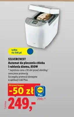 Lidl Automat do pieczenia chleba i robienia dżemu Silvercrest 850W oferta