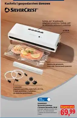 Lidl Zgrzewarka próżniowa z zestawem akcesoriów Silvercrest 130W oferta