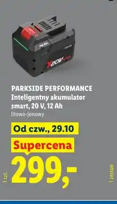 Lidl Inteligentny akumulator smart 20V 12Ah litowo-jonowy Parkside Performance oferta