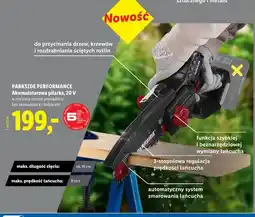 Lidl Pilarka akumulatorowa Parkside Performance 20V oferta
