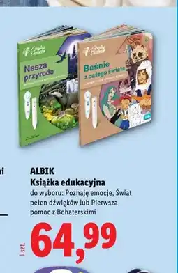 Lidl Książka edukacyjna Poznaję emocje Albik oferta