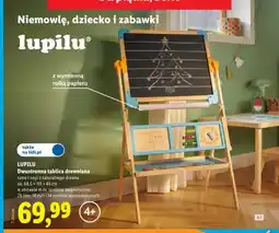 Lidl Dwustronna tablica drewniana Lupilu 68,5x119x44 cm oferta