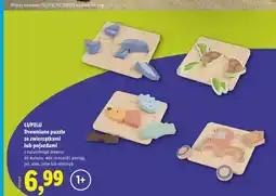 Lidl Drewniane puzzle wóz strażacki Lupilu oferta
