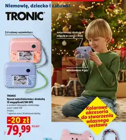 Lidl Aparat natychmiastowy z drukarką Tronic oferta