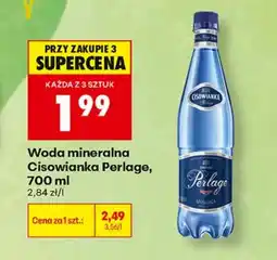 Biedronka Woda mineralna Cisowianka oferta