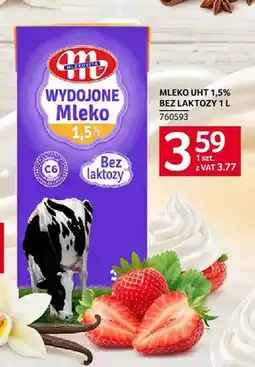 Selgros Mleko UHT bez laktozy Wydojone Mlekovita 1,5% oferta