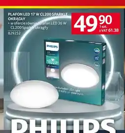 Selgros Plafon LED CL200 Sparkle okrągły Philips oferta