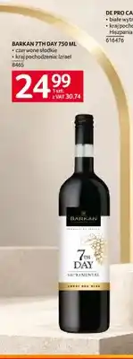 Selgros Wino czerwone Barkan 7th Day słodkie oferta