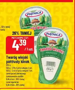 Polomarket Twaróg wiejski półtłusty klinek Piątnica oferta
