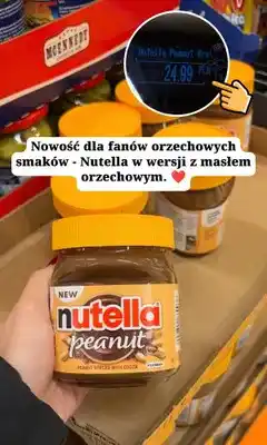 Lidl Krem orzechowy Nutella Peanut oferta