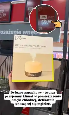 Lidl Dyfuzor zapachowy Livarno Ultrasonic Aroma Diffuser oferta