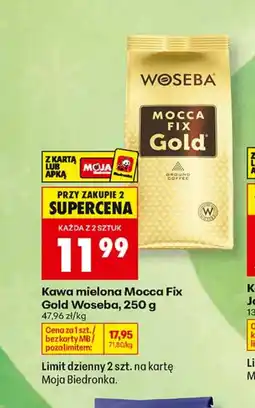 Biedronka Kawa mielona Woseba oferta