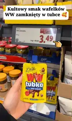 Lidl Krem w tubce E.Wedel WW klasyk oferta