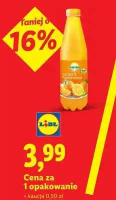 Lidl Sok 100% Pomarańcza Solevita oferta