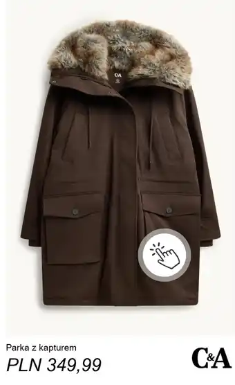 Parka z kapturem C&A