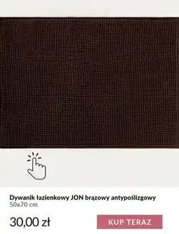 Homla Dywanik łazienkowy jon brązowy antypoślizgowy oferta