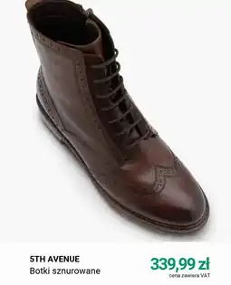 Deichmann 5TH AVENUE Botki sznurowane oferta