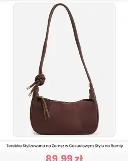Renee Torebka Stylizowana na Zamsz w Casualowym Stylu na Ramię oferta