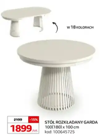 Stół Rozkładany Garda