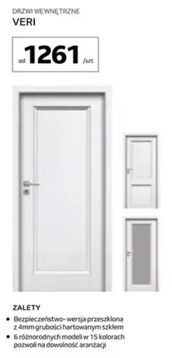 Komfort DRZWI WEWNĘTRZNE VERI oferta