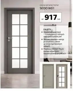 Komfort DRZWI WEWNĘTRZNE SEDO W01 oferta
