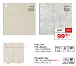 Komfort GRES CAVA oferta