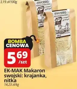 Szyneczka EK-MAK Makaron swojski: krajanka, nitka oferta