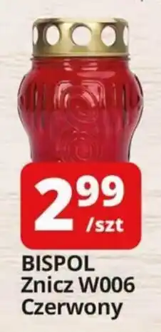 BISPOL Znicz W006 Czerwony