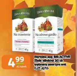 Jaskółka Herbata ziół Mniczła oferta