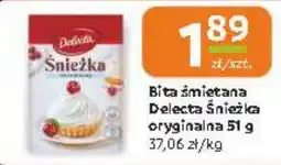 Jaskółka Bita śmietana Delecta Śnieżka oryginalna oferta